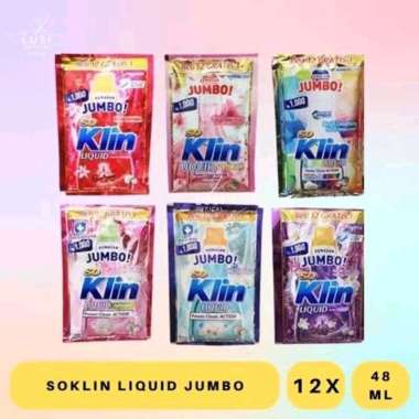 Soklin liquid jumbo rentengan 1 karton