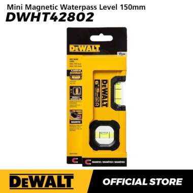 DeWalt DWHT42802 Waterpass Mini Magnetik 150mm
