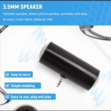 Mini Speaker Jack Audio 3.5mm Portable MP3 Music Player Amplifier Loudspeaker