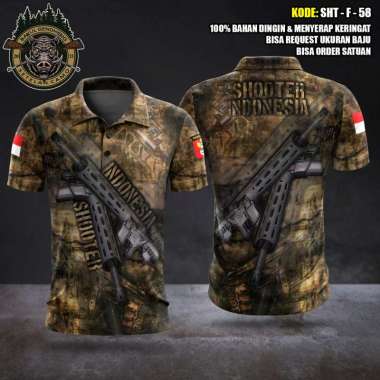 JERSEY SHOOTING CUSTOM BERKERAH / KAOS LATGAB TNI / JERSEY GARUDA SHIELD / JERSEY INDONESIAN ARMY 27