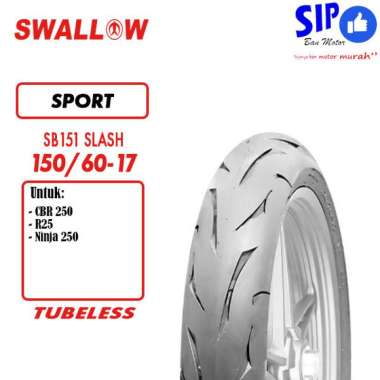 Ban motor Sport Swallow Slash 150/60 ring 17 Tubeless SB151 SB 151 SOFT COMPOUND