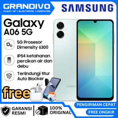 Samsung A06 5G 6/128GB | Prosesor Dimensity 6300 GARANSI RESMI SEIN - GRANDIVO WARU 5G 6/128GB Non B