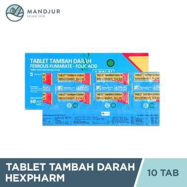 Tablet Tambah Darah Hexpharm 10 Tablet - SuplemenPenambah Darah