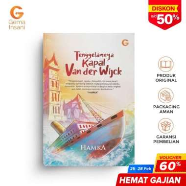 Gema Insani Buku Novel Tenggelamnya Kapal Van Der Wijck The Sinking Of The Van Der Wijck Buya Hamka