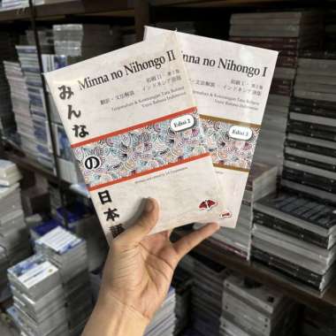 Paket 2 Buku MINNA NO NIHONGO 1 & 2 - Belajar Bahasa Jepang