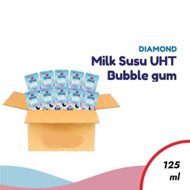 Promo Harga Diamond Milk UHT Full Cream 125 ml - Blibli
