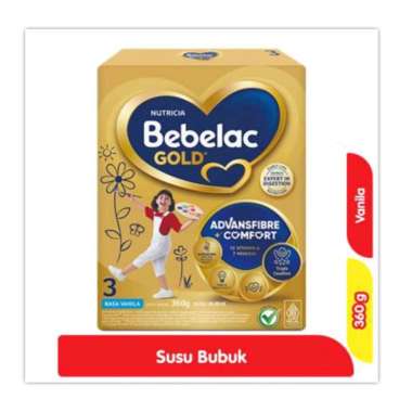 Promo Harga Bebelac 3 Gold Susu Pertumbuhan Vanilla 360 gr - Blibli