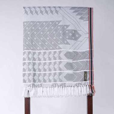 Surban Subaiyah ATLAS Motif Dobby SGF 01 Putih 02