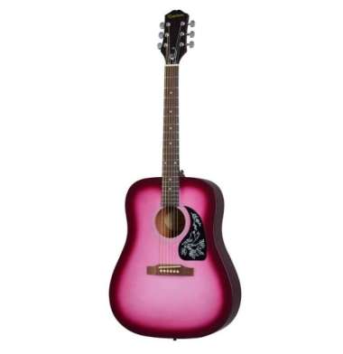 Gitar Akustik Epiphone Starling Player Pack Original With Bag Hot Pink Pearl