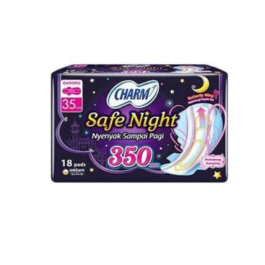 Charm safe night wing 35 cm isi 16 pads / 35 cm isi 18 pads / 35 cm isi 12 pads / 35 cm isi 11 pads 