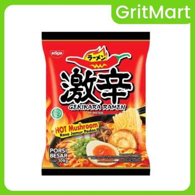 Promo Harga Nissin Gekikara Ramen Jamur Pedas 109 gr - Blibli