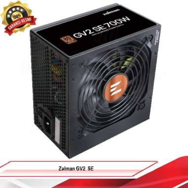 Zalman GV2 SE 700 - 800W 80 PLUS Bronze Black Flat Cable | Power Supply PC, Ukuran 700w