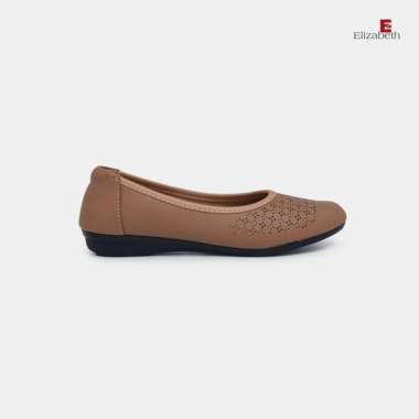 Elizabeth Shoes - Sepatu Wanita | Flat Laser Cut 0491-0126 37 Tan