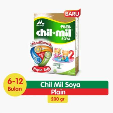 Chil Mil Soya Morinaga - Formula Protein Kedelai 6-12 Bulan 200 gr 200 gr