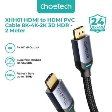 Cable HDMI Choetech XHH01 Data Cable HDMI to HDMI 8K@60Hz 48Gbps 2M Original