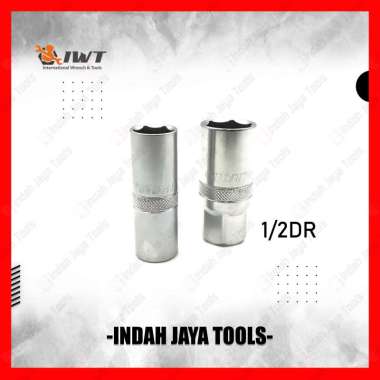 IWT LITE Mata Sok BUSI 1/2" 16 21 mm x 1/2 DR Kunci Shock Sock Socket Busi Mobil Spark Plug 21 MM