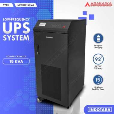 UPS Online 15 KVA / Arakawa Online UPS 3 Phase MP98B - 15 Minute Backup