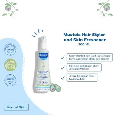 Mustela Hair Styler and Skin Freshener 200 ml - Spray Rambut dan Kulit Bayi