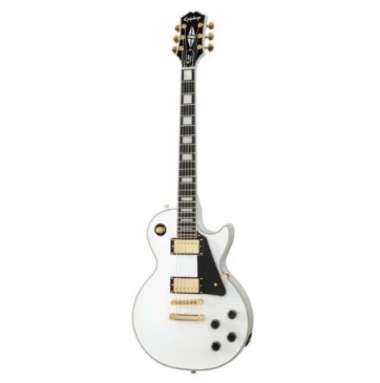 Gitar Elektrik Epiphone Les Paul Custom Alpine White Original