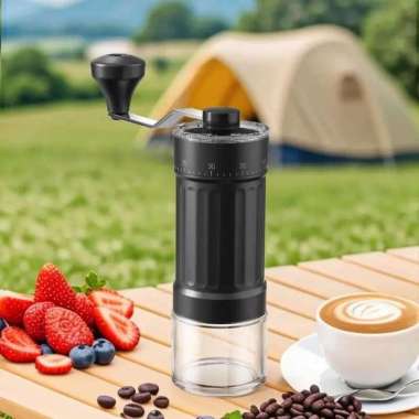 GING Alat Penggiling Kopi Manual Coffee External Gear Adjustment KMDJ-HC Grinder Kopi Mesin Ekspreso