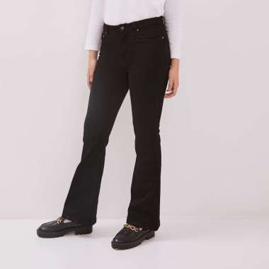 DUST Celana Vintage Cutbray Jeans Dista Black (D.3831) XL