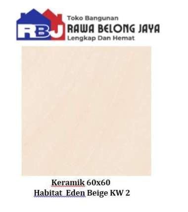 Keramik 60x60 Habitat Eden Gris KW2 isi 1.08 / Keramik 60x60 Habitat Eden Beige KW2 isi 1.08 / Keram