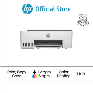 Printer HP Smart Ink Tank 520 All in One Print Scan Copy USB Fotocopy Color Colour Warna Garansi 2 T