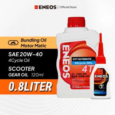 Paket Bundling Oli Motor Matic 20W-40 ENEOS