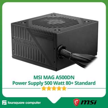 MSI MAG A500DN Power Supply PSU 500 Watt 80+ Standard