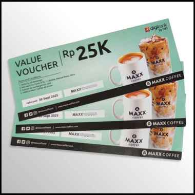 Voucher MAXX COFFEE Total 14 Voucher