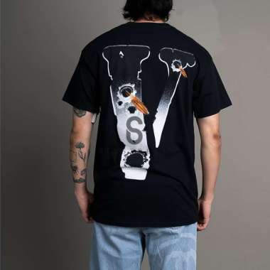 VLONE Tee Pop Smoke Hawk Em Black ( 100% Authentic ) L