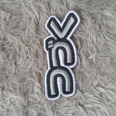 Patch Bordir Anime, Logo bordir nation geo, emblem bordir komputet,pat LOGO BERSAMBUNG