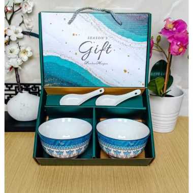 Hampers Idulfitri Eid / Japanese Set Piring Mangkuk Peralatan Makan / Mangkuk Piring Set / Mangkuk P