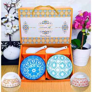Hampers Idulfitri Eid / Japanese Set Piring Mangkuk Peralatan Makan / Mangkuk Piring Set / Mangkuk P