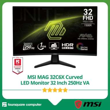 MSI MAG 32C6X Curved LED Monitor 32 Inch 250Hz VA