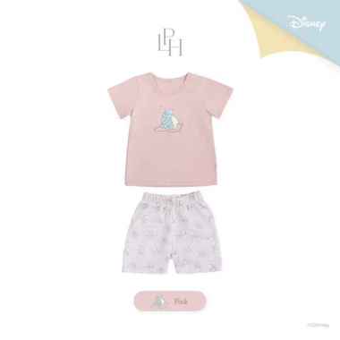 Little Palmerhaus Dumbo Short Pajamas Setelan Pendek 5 tahun Pink