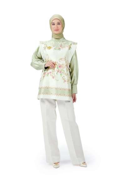 Nada Puspita - An-Nisa Overshoulder Blouse M Maroon