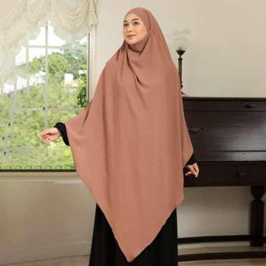 Lozy Hijab - Nadira French Khimar (Jilbab Syari Khimar Haji dan Umrah Bahan Crinkle Airflow Premium)