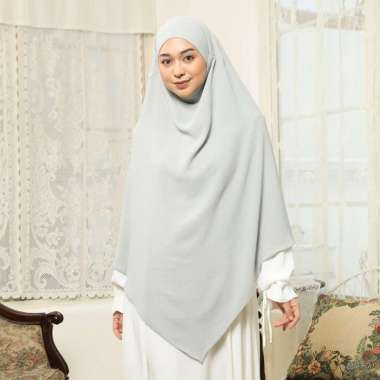 Lozy Hijab - Nadira French Khimar (Jilbab Syari Khimar Haji dan Umrah Bahan Crinkle Airflow Premium)