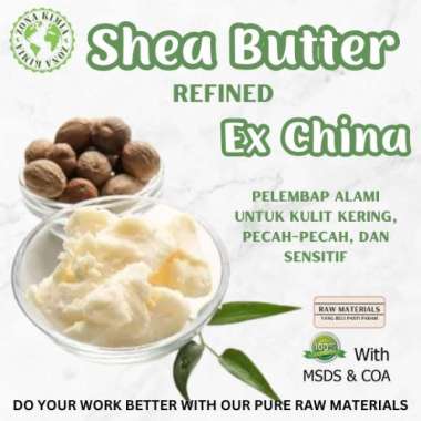 Shea Butter Refined Ex China 100gr / Pelembab Alami Shea Butter / Highly Moisturising Shea Butter