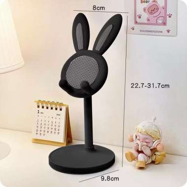 Stand holder karakter kelinci murah STAND Rabit - Hitam