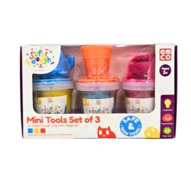Mainan Emco Super Dough Mini Tools Set of 3