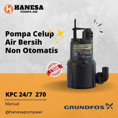 Grundfos KPC 24/7 270 Pompa Celup Non Otomatis