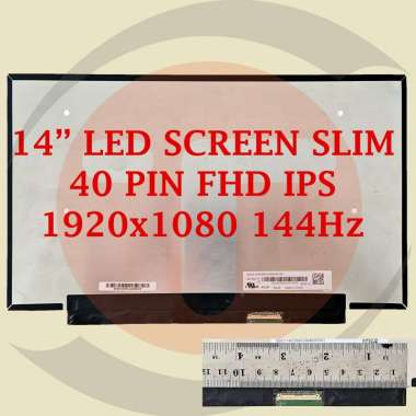 LCD LED Laptop 14.0” 40 Pin FHD IPS 1920x1080 144Hz LQ140M1JW49 LM140LF1F02 LM140LF1F01