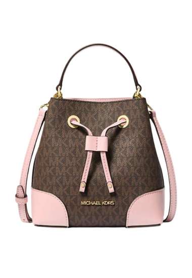 Mercer Small Logo Bucket Bag Powder Blush