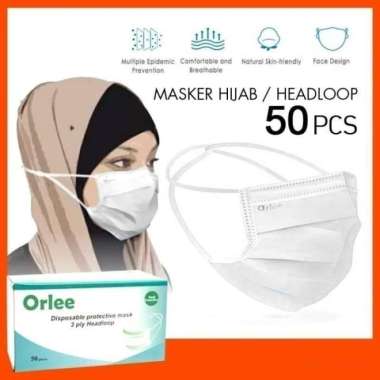 Macam Jenis Masker Mulut Earloop Headloop Duckbill Kf94 KN95 3D Dewasa Anak HeadOrlee Putih
