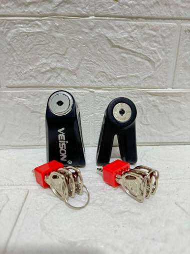 Kunci Disc Gembok Cakram Kunci Disk VEISON DX-7 DX7 Universal Discbrake Lock Pengaman Anti Maling Pn