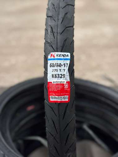 ( K6329 - TUBETYPE ) 60 / 80 - 17 KENDA !! BAN CACING SOFT COMPOUND ORIGINAL RING 17