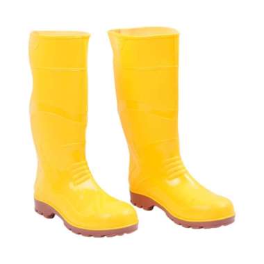 Krisbow Sepatu Boots Pengaman Toecap K3L Ukuran 38 - Kuning