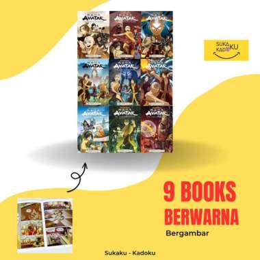 Avatar The Last Airbender Book Set Collection Buku Komik Cerita Anak SEASON 2
